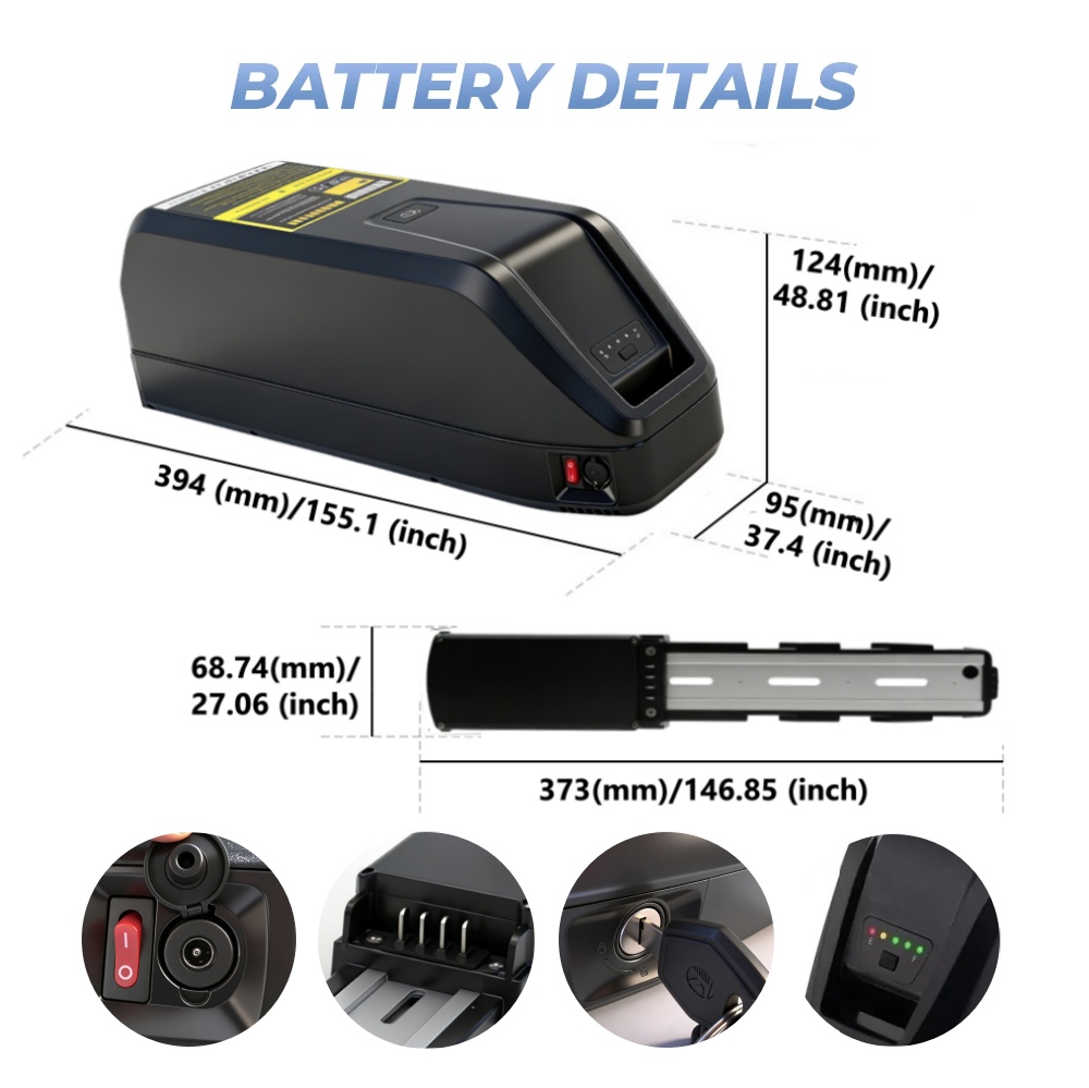 Upgrade 36V 48V Lithium Batter - Ebike Battery 48V 20Ah Hailong ulasan dan harga
