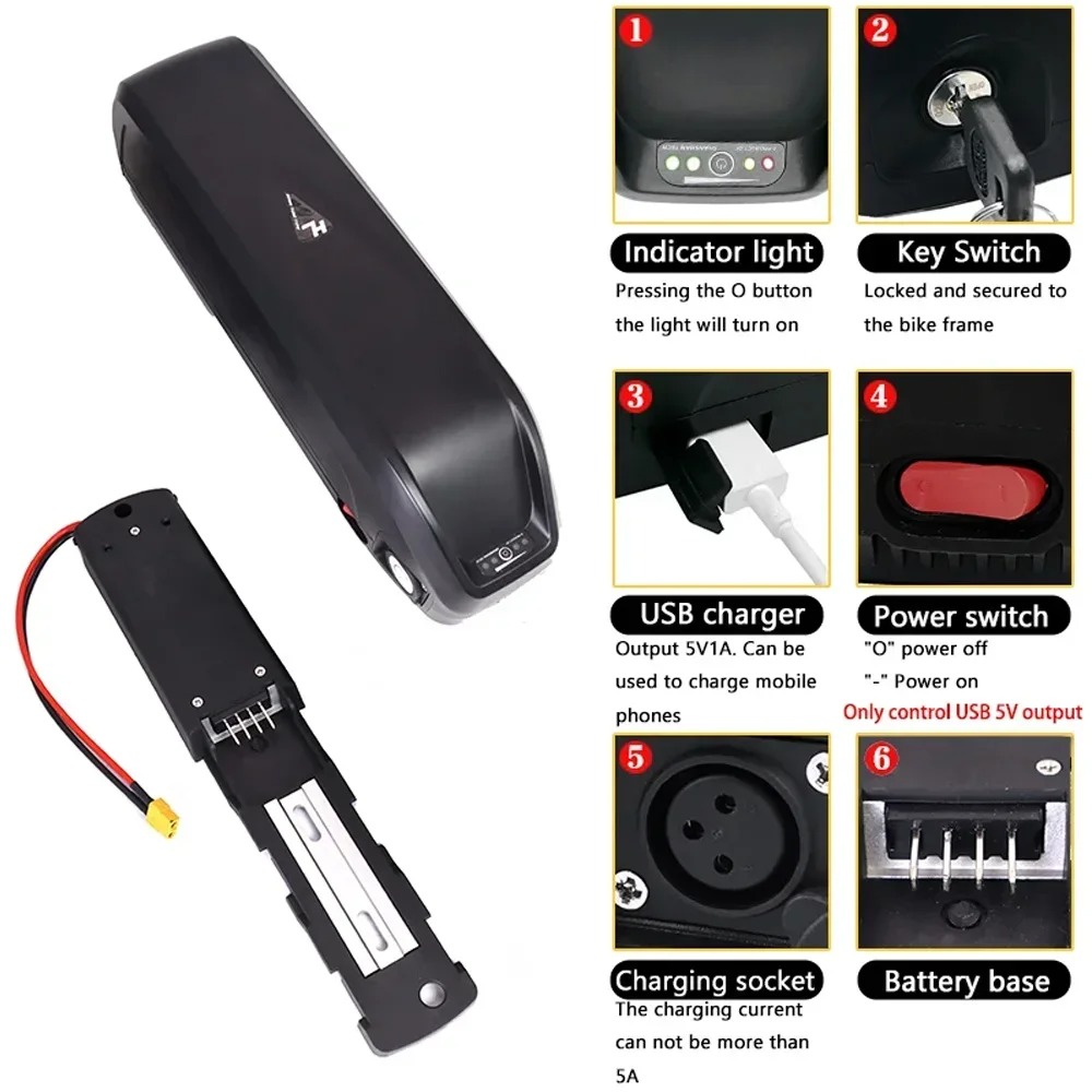 New for Hailong 36V 48V 52V Br - Ebike Battery 48V 20Ah Hailong ulasan dan harga