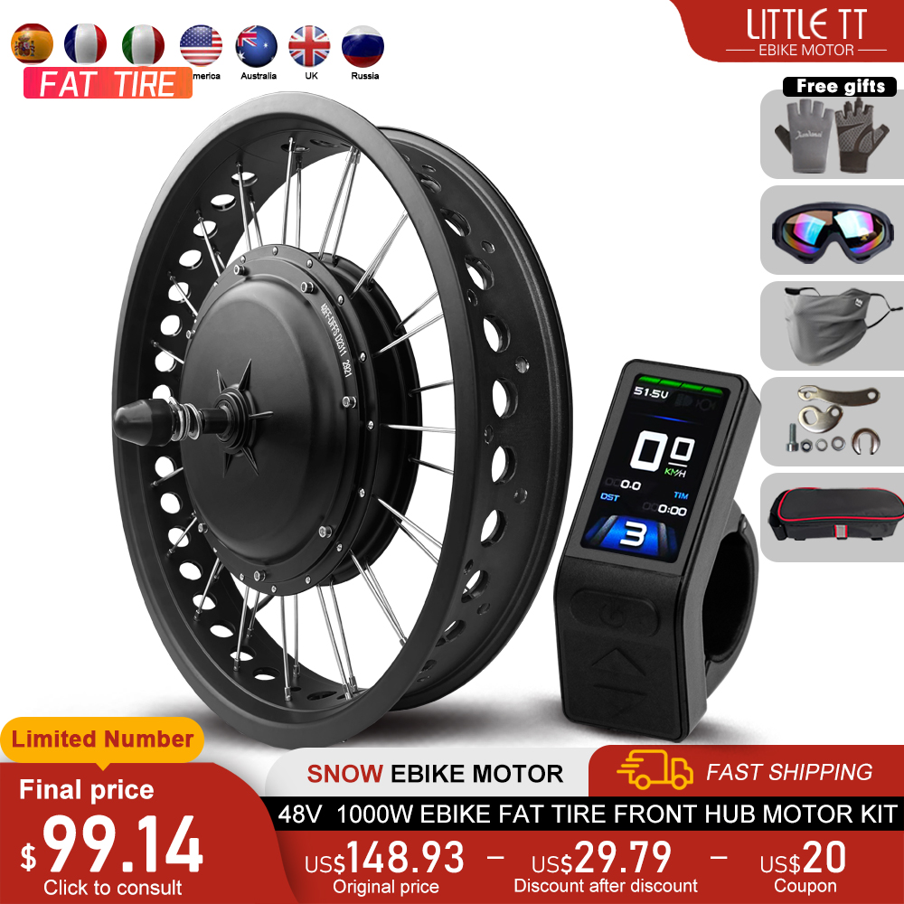 Fat E-Bike Conversion Kit 48V  - 72V 5000W Hub Motor Kit ulasan dan harga